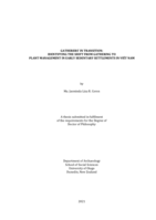 Gatherers' in transition: Identifying the shift from gathering to plant management in early sedentary settlements in Việt Nam
