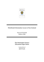 Distributed information access in New Zealand