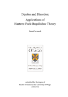 Dipoles and Disorder: Applications of Hartree-Fock-Bogoliubov Theory