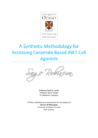 A Synthetic Methodology for Accessing Ceramide Based iNKT Cell Agonists