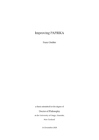 Improving PAPRIKA