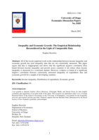 Inequality and economic growth: The empirical relationship reconsidered in the light of comparable data