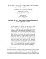 The visualisation of uncertainty in spatially-referenced attribute data using TRUSTworthy data structures