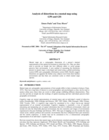 Analysis of distortions in a mental map using GPS and GIS