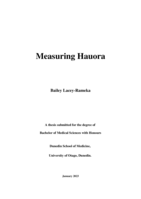 Measuring Hauora