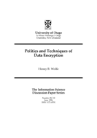 Politics and techniques of data encryption