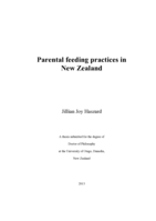 Parental feeding practices in New Zealand