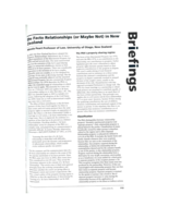 De Facto Relationships (or Maybe Not) in New Zealand