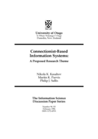 Connectionist-based information systems: a proposed research theme