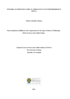 Towards an indigenous African approach to counterterrorism in Kenya