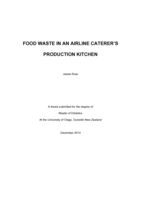 Food Waste in an Airline Caterer's Production Kitchen