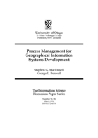 Process management for geographical information system development