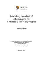 Modelling the effect of inflammation on Chitinase 3-like 1 expression