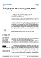 Assessing the Health and Environmental Benefits of a New Zealand Diet Optimised for Health and Climate Protection