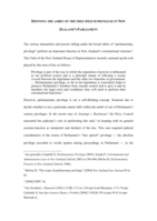 Defining the Ambit of the Free Speech Privilege in New Zealand's Parliament
