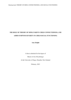 The Role of Theory of Mind, Parent-Child Connectedness, and ADHD symptom severity in Child Social Functioning