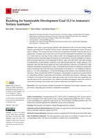 Reaching for Sustainable Development Goal 12.3 in Aotearoa’s Tertiary Institutes [Abstract]