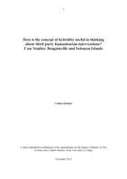 How is the concept of hybridity useful in thinking  about third party humanitarian interventions?  Case Studies: Bougainville and Solomon Islands
