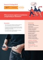 Research Findings Brief: What protects against prediabetes progressing to diabetes?