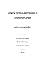 Scoping for RNA biomarkers in colorectal cancer