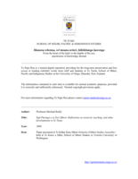 Ngā Pūrongo o ia Tari Māori: Reflections on research, teaching, and other developments in Te Tumu