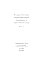 Routing and Wavelength Assignment for Multicast Communication in Optical Network-on-Chip