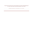 The role of political positioning in party performance in the 2008 New Zealand General Election