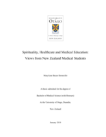 Spirituality, Healthcare and Medical Education: Views from New Zealand Medical Students