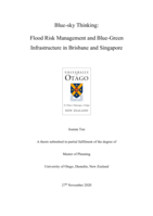 Blue-sky Thinking: Flood Risk Management and Blue-Green Infrastructure in Brisbane and Singapore