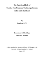 The functional role of cardiac non-neuronal cholinergic system in the diabetic heart