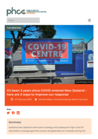 It’s been 3 years since COVID entered New Zealand – here are 3 ways to improve our response