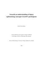 Towards an understanding of injury epidemiology amongst CrossFit® participants