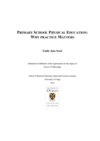 Primary school physical education: Why practice matters