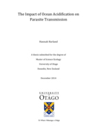 The Impact of Ocean Acidification on Parasite Transmission