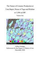The Nature of Ceramic Production at Unai Bapot, House of Taga and Ritidian at 3,500 cal BP