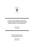 Image saliency mapping and ranking using an extensible visual attention model based on MPEG-7 feature descriptors