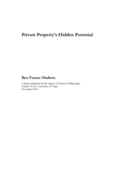 Private Property's Hidden Potential