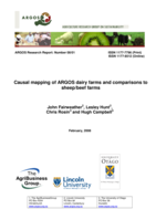 Causal mapping of ARGOS dairy farms and comparisons to sheep/beef farms
