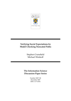 Verifying social expectations by model checking truncated paths