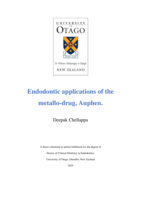 Endodontic applications of the metallo-drug, Auphen.