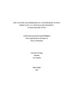The Contours and Expressions of Contemporary Student Spirituality at a New Zealand University: An Exploratory Study