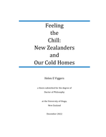 Feeling the chill: New Zealanders and our cold homes