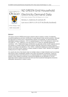 NZ GREEN Grid Household Electricity Demand Data: EECA Data Analysis (Part B) Report v2.1