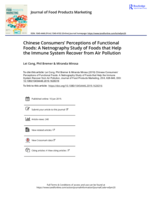Chinese Consumers’ Perceptions of Functional Foods: A Netnography Study of Foods that Help the Immune System Recover from Air Pollution