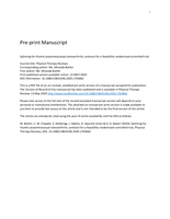 Splinting for thumb carpometacarpal osteoarthritis: protocol for a feasibility randomized controlled trial