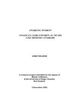 Enabling Women? Anglican Clergywomen as Vicars and Ministry Enablers