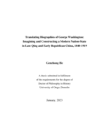Translating biographies of George Washington: Imagining and constructing a modern nation-state in late Qing and early Republican China, 1840–1919