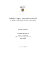 Exergaming to improve balance and decrease the risk of falling in individuals with knee osteoarthritis