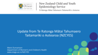 Update from Te Ratonga Mātai Tahumaero Taitamariki o Aotearoa (NZCYES)