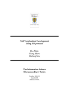 VoIP application development using SIP protocol